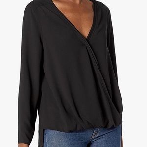 Cooper & Ella black longsleeve blouse
